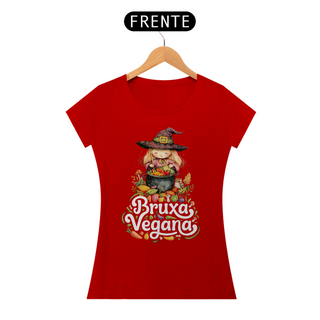 Nome do produtoCamiseta Bruxa Vegana Baby Look 