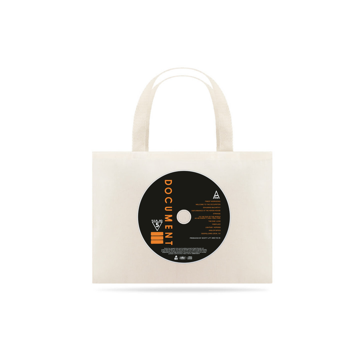 Nome do produto: R.E.M. - Document - Ecobag