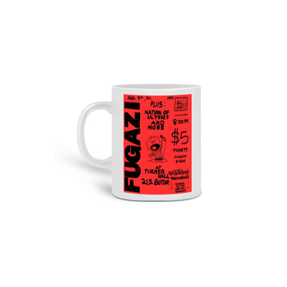 Nome do produtoFugazi - Flyer 1991 - Caneca