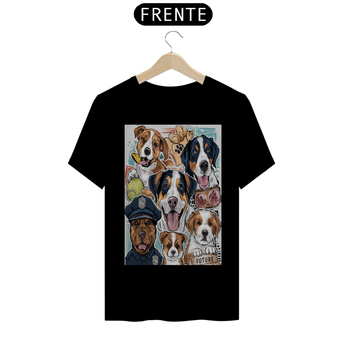Nome do produto: camiseta dog
