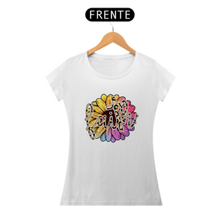 Camiseta Feminina flor