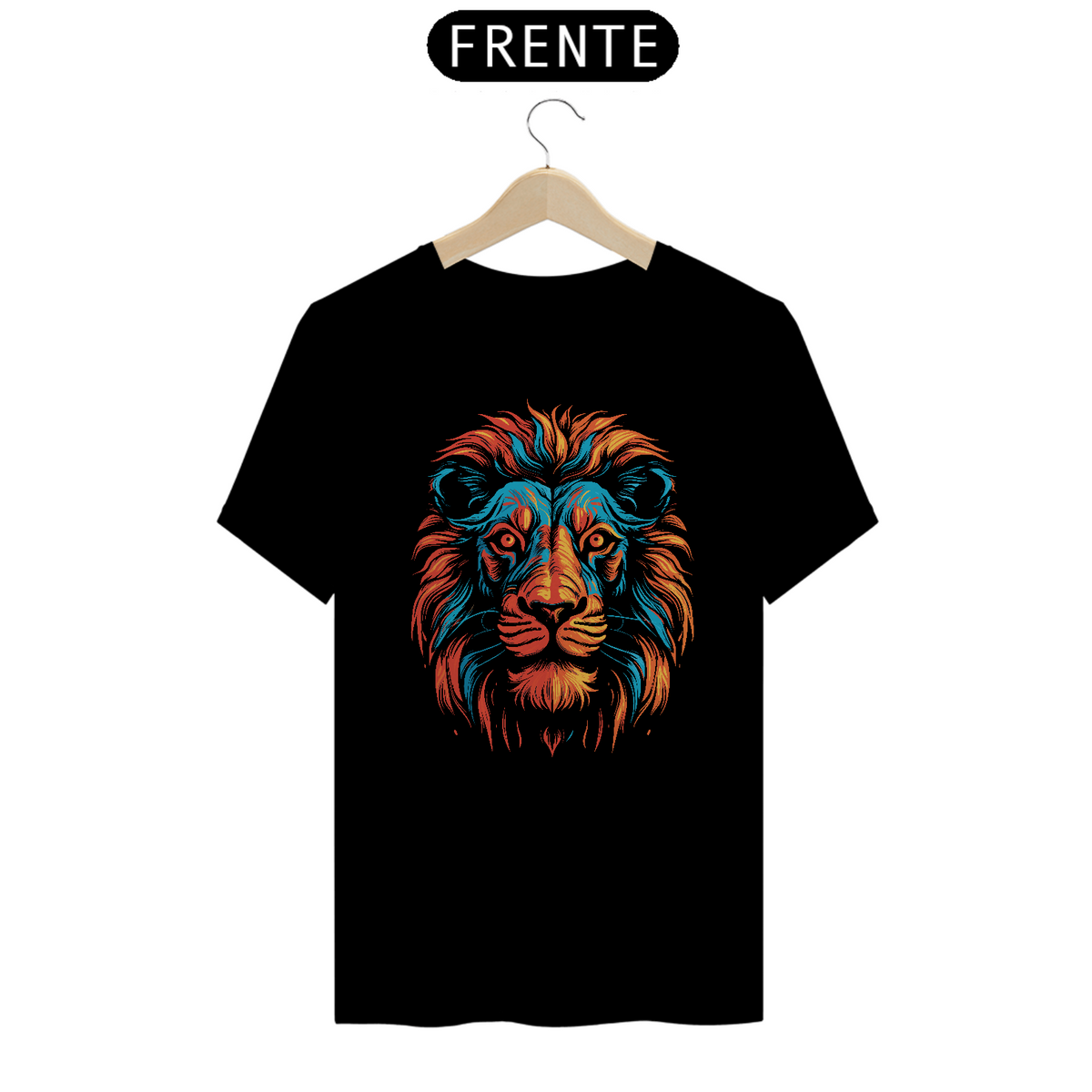Nome do produto: Camiseta Masculina Leão de Judá