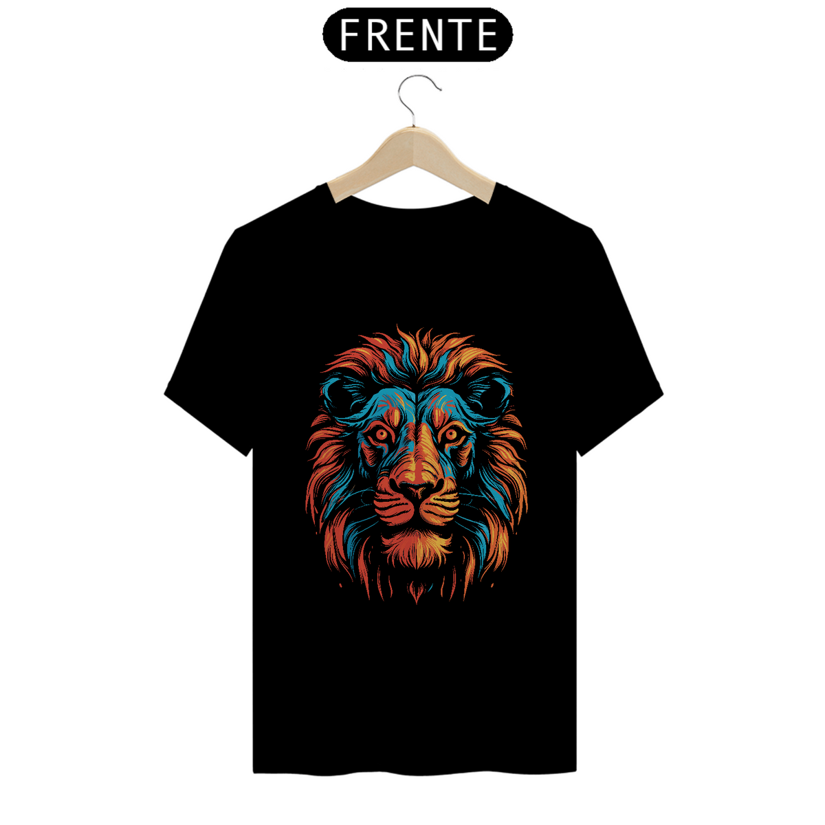 Nome do produto: Camiseta Masculina Leão de Judá