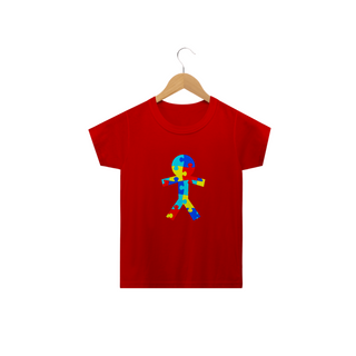 Camiseta Infantil - Boneco Austimo