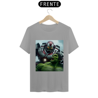 Nome do produtoT-Shirt Hulk e Homem de Ferro (Hulkbuster)