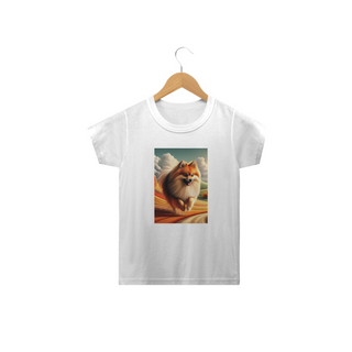 T-Shirt Infantil Spitz Alemão