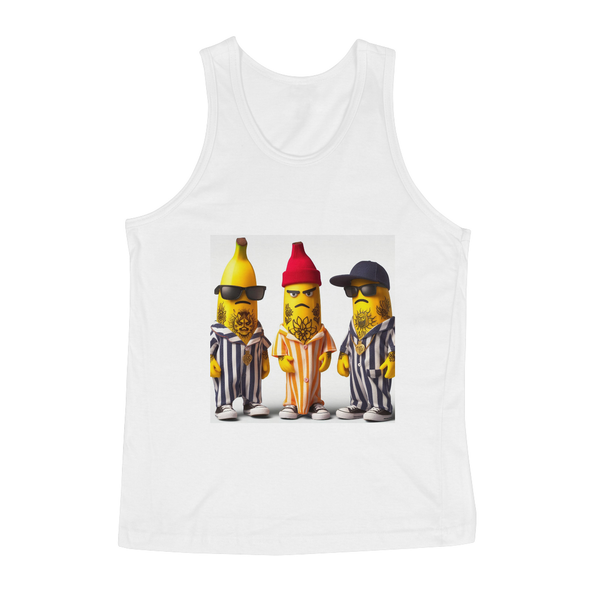 Nome do produto: Camiseta Regata Banana\'s Gang