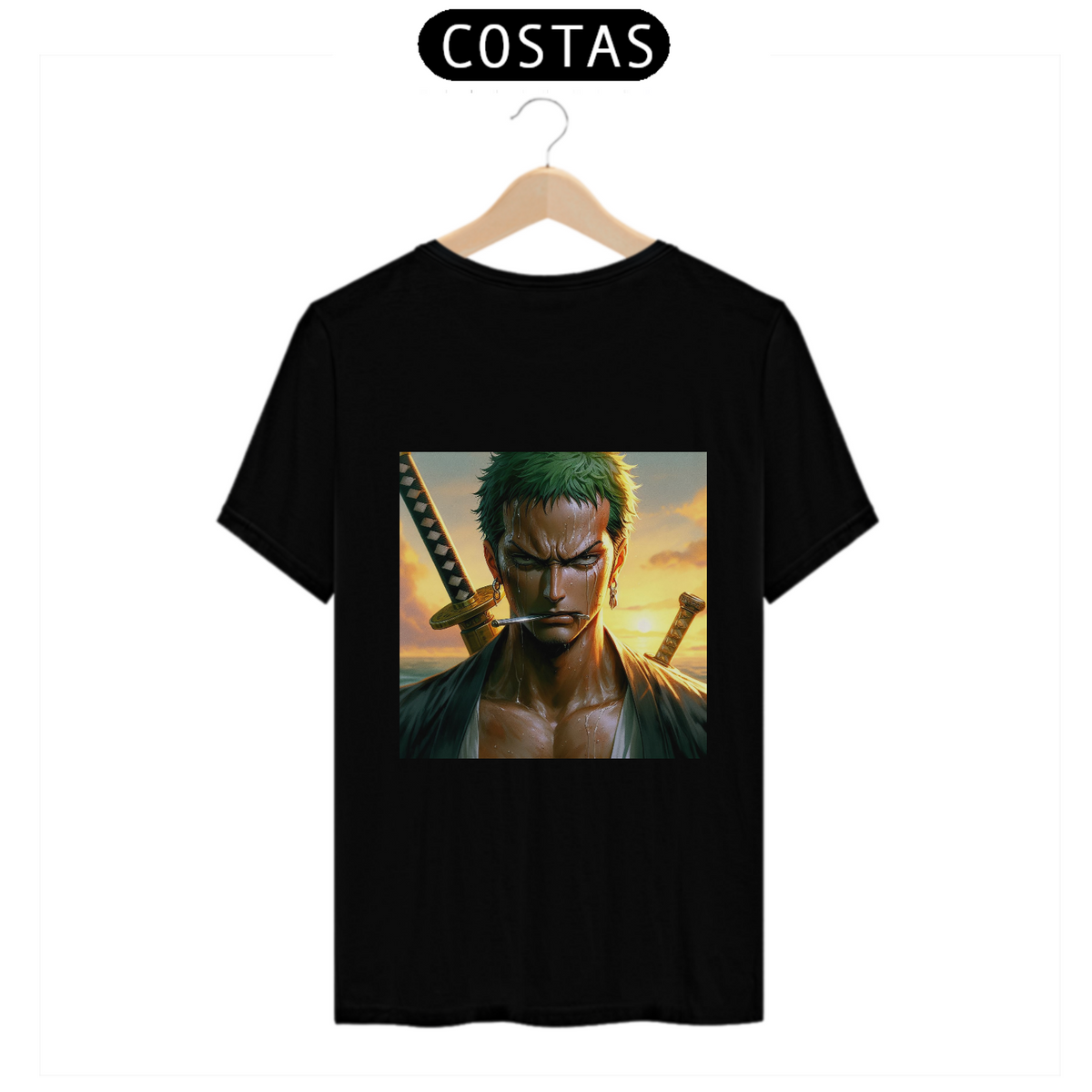 Nome do produto: T-Shirt Roronoa Zoro (One Piece)