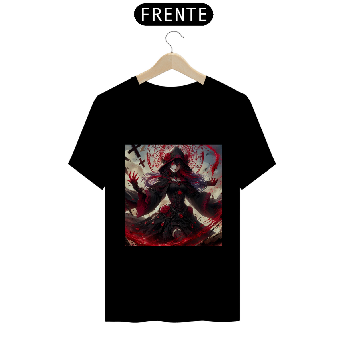 Nome do produto: T-Shirt Feiticeira Escarlate (Anime Art)