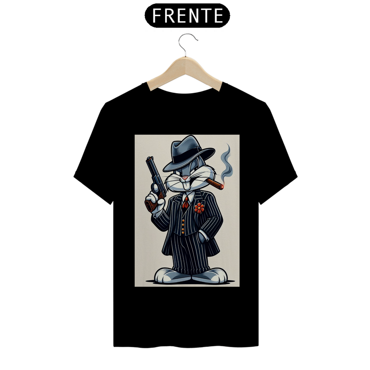 Nome do produto: T-Shirt Pernalonga Gangster