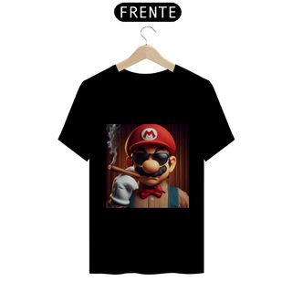 T-Shirt Mario Smoker