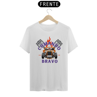 Nome do produtoCamiseta tributo Comando Bravo II Estilo Hot Rod - Unissex