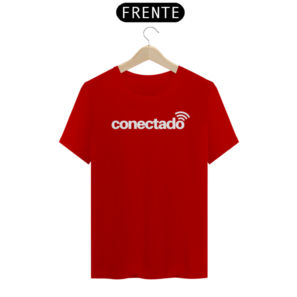 Nome do produto: Camisa Masculina Conectados - T-Shirt Quality