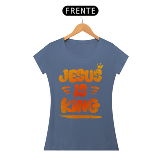 Nome do produtoBaby Look Jesus Is King Grafite Estonada