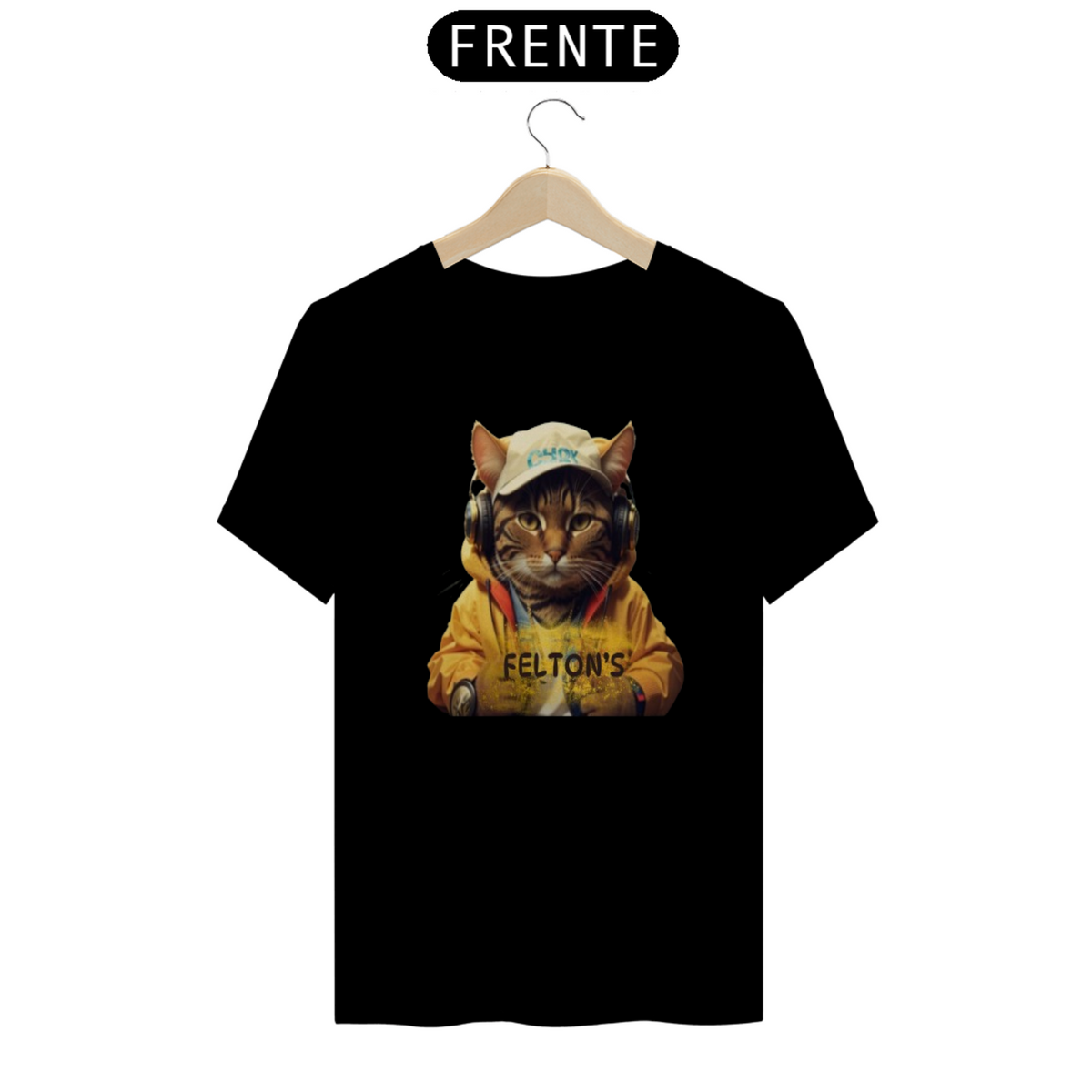 Nome do produto: T-Shirt Quality - Gato