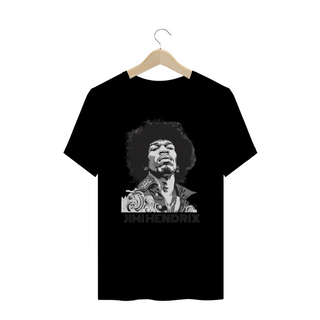 Camiseta Hendrix Retrato plus size