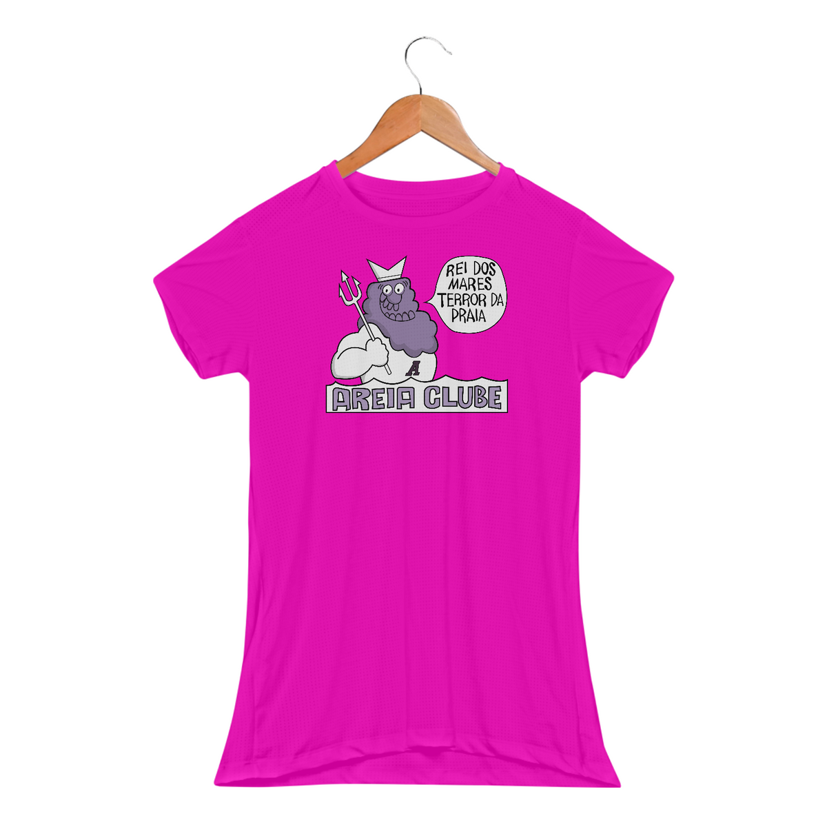 Nome do produto: Camiseta UV Feminina Areia Clube Retrô