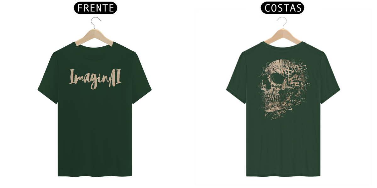 Nome do produto: Camiseta ImaginAI SkullBest Quality