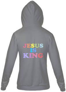 Nome do produtoMoletom Com Ziper - Jesus is king