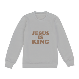 Nome do produtoMoletom Fechado - Jesus is king