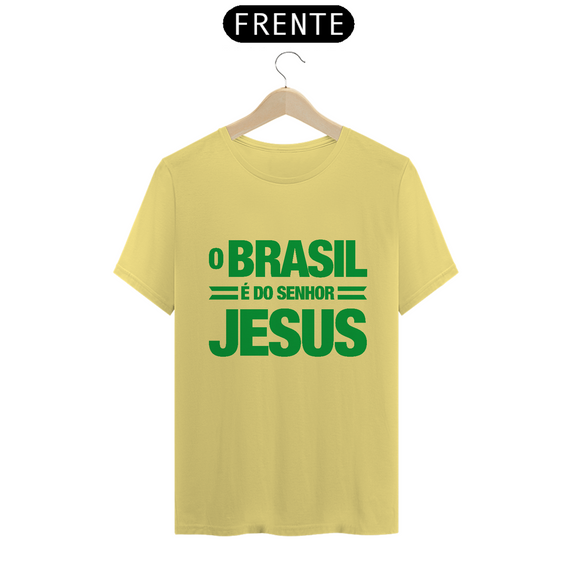 T-Shirt Estonada - O Brasil é do Senhor Jesus