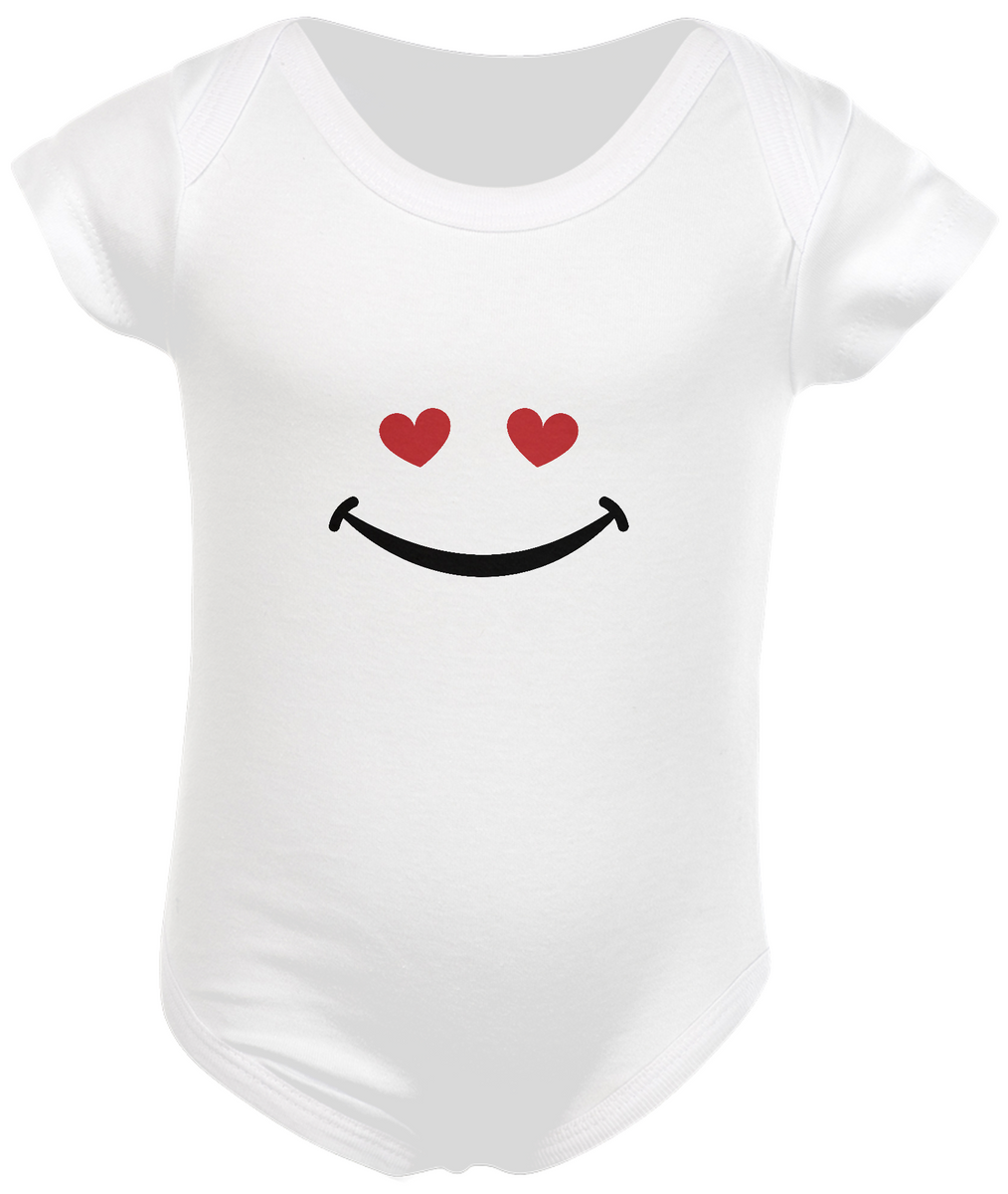 Nome do produto: Body Infantil - sorriso coração
