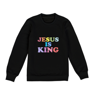 Nome do produtoMoletom Fechado - Jesus is king
