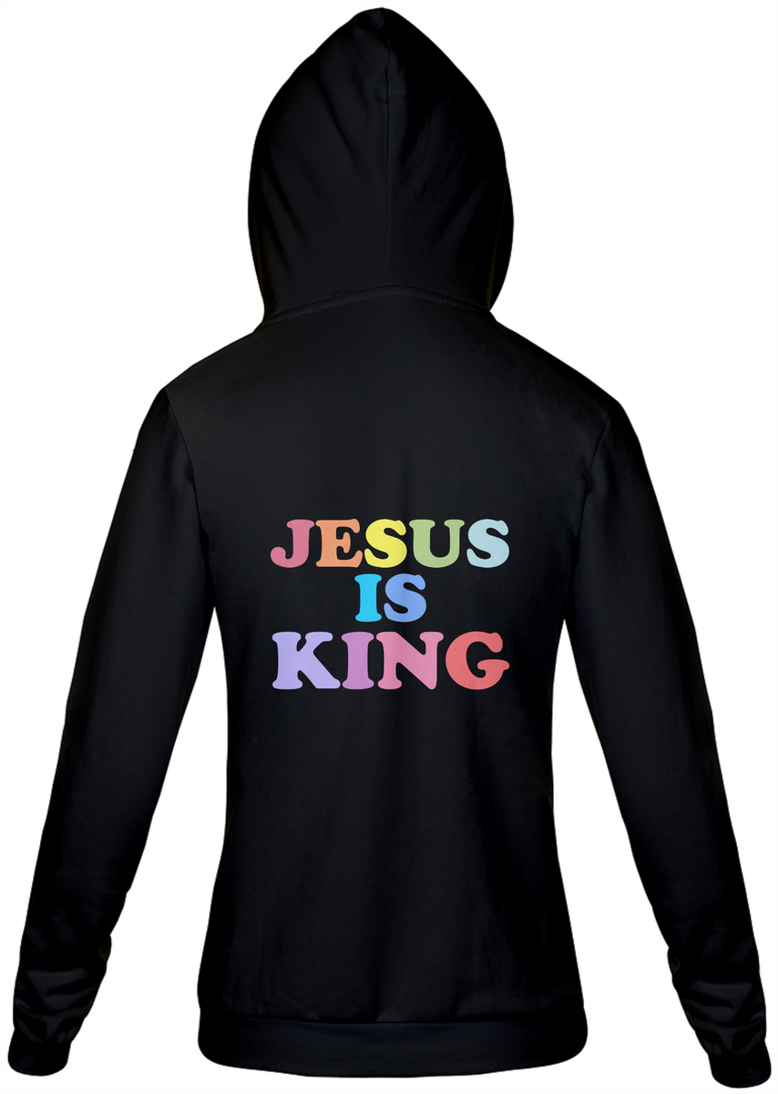 Nome do produto: Moletom Com Ziper - Jesus is king