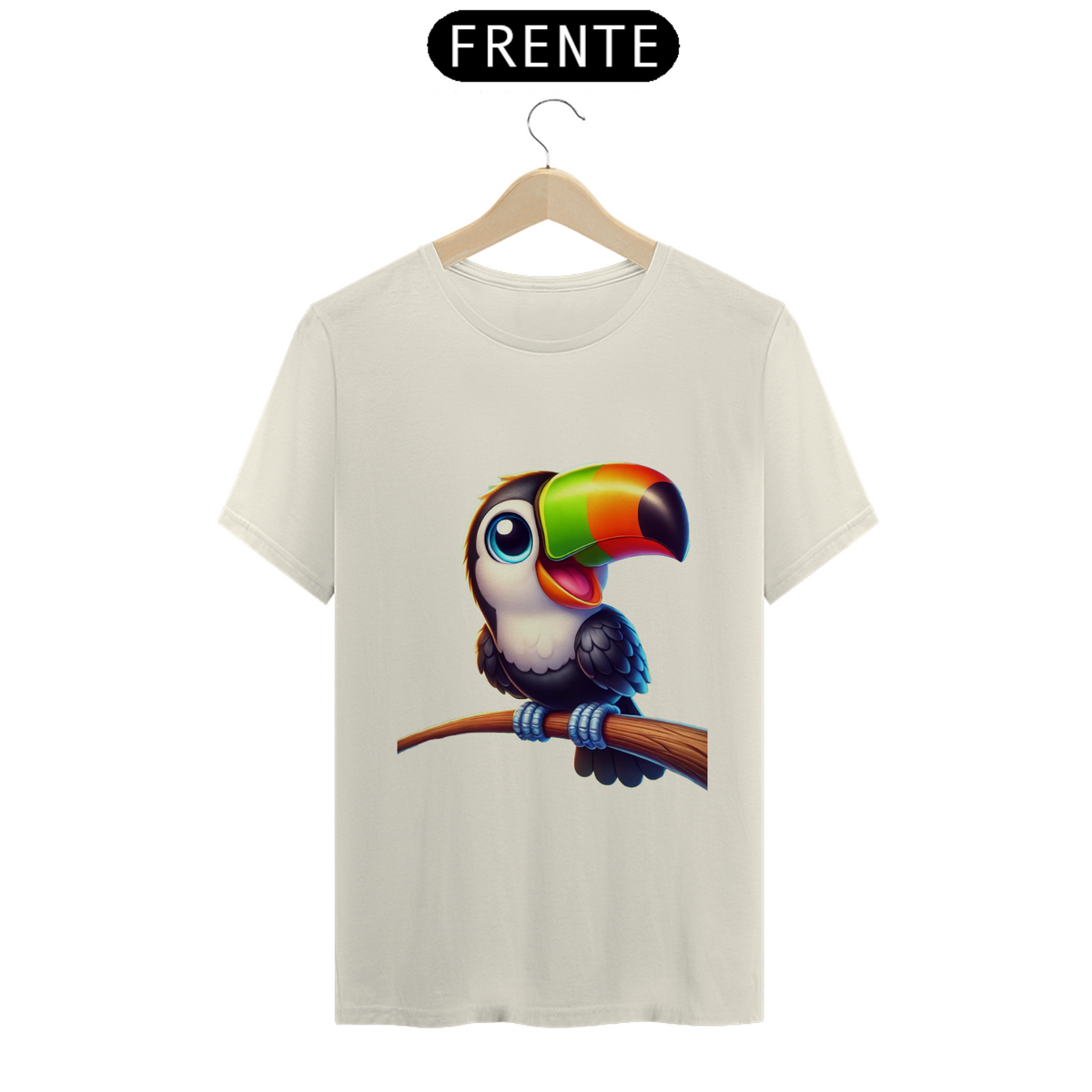 Nome do produto: T-Shirt Pima tucano feliz