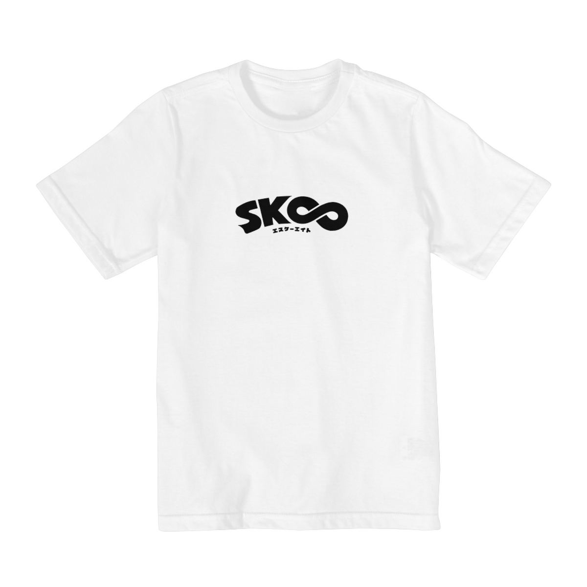 Nome do produto: Camisa infantil BRANCA SK8