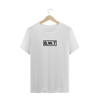 Nome do produtoCamiseta BWT Plus - escrita preta