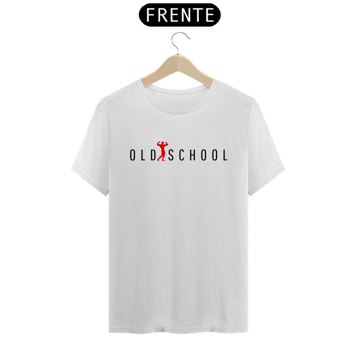 Nome do produto: Camiseta Old School - Branca
