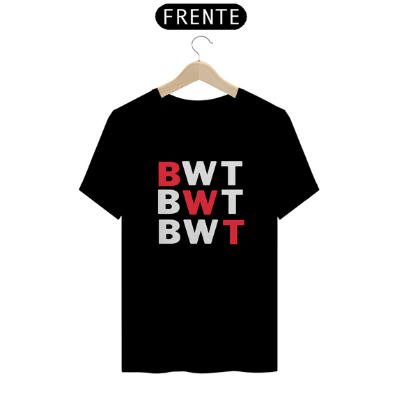 Camiseta Clássica BWT - escrita Branca
