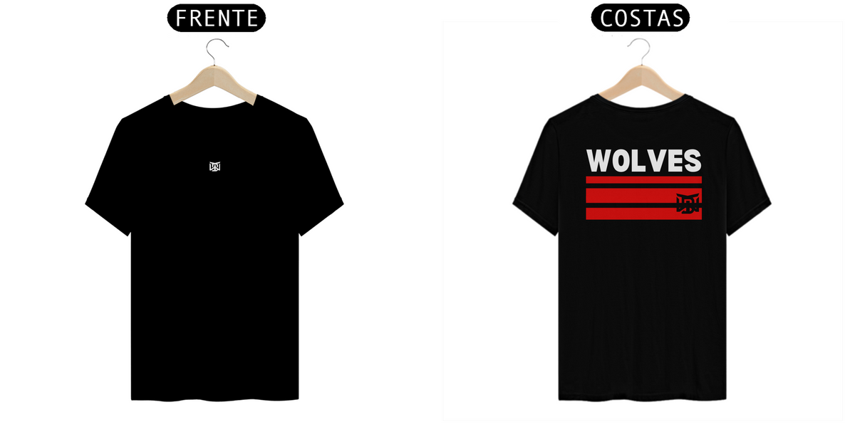 Nome do produto: Camiseta Black Wolves