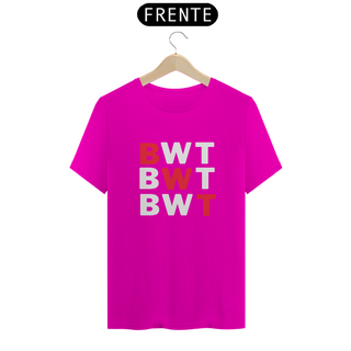 Nome do produtoCamiseta Clássica BWT - escrita Branca