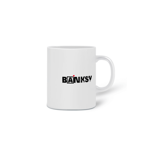 Nome do produtoCaneca Logo Banksy 