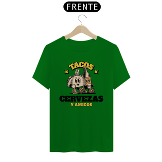 Camisa Retrô Tacos & Cervezas Unissex