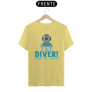 Nome do produtoCamisa Estonada - The Diver Just go With - estampa azul