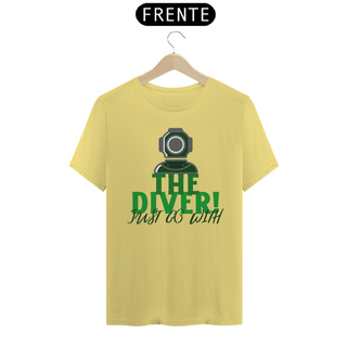 Nome do produtoCamiseta Estonada - The Diver Just go With - estampa verde