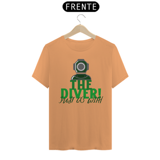Nome do produtoCamiseta Estonada - The Diver Just go With - estampa verde