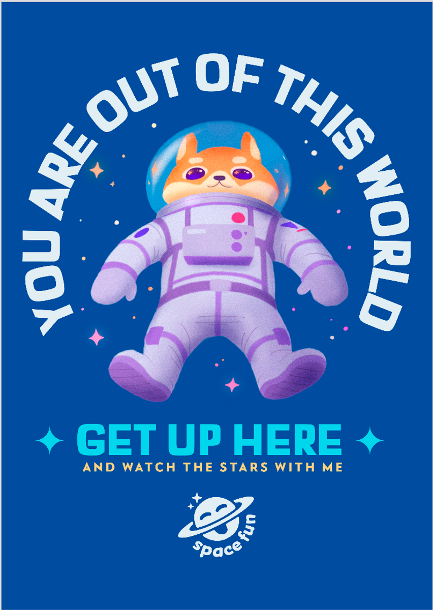 Nome do produto: PÔSTER | YOU ARE OUT OF THIS WORLD