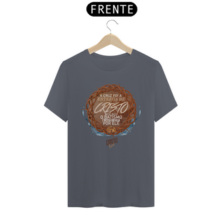 Nome do produtoShirt | A Cruz foi a Entrega de Cristo por nós, o Batismo é nossa entrega por Ele