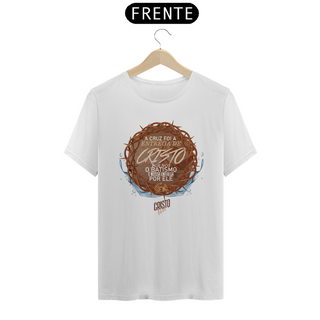 Nome do produtoShirt | A Cruz foi a Entrega de Cristo por nós, o Batismo é nossa entrega por Ele