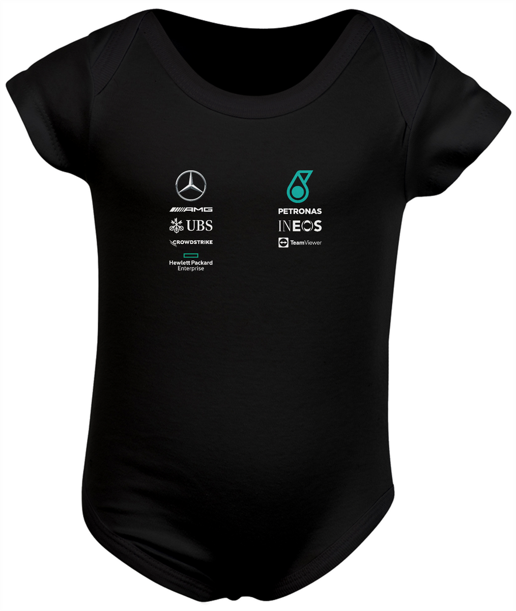 Nome do produto: Body Infantil Mercedes AMG Petronas F1 Team 2020