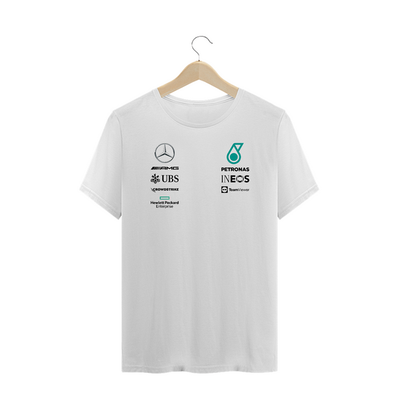 Camiseta Plus Size Mercedes AMG Petronas F1 Team 2020