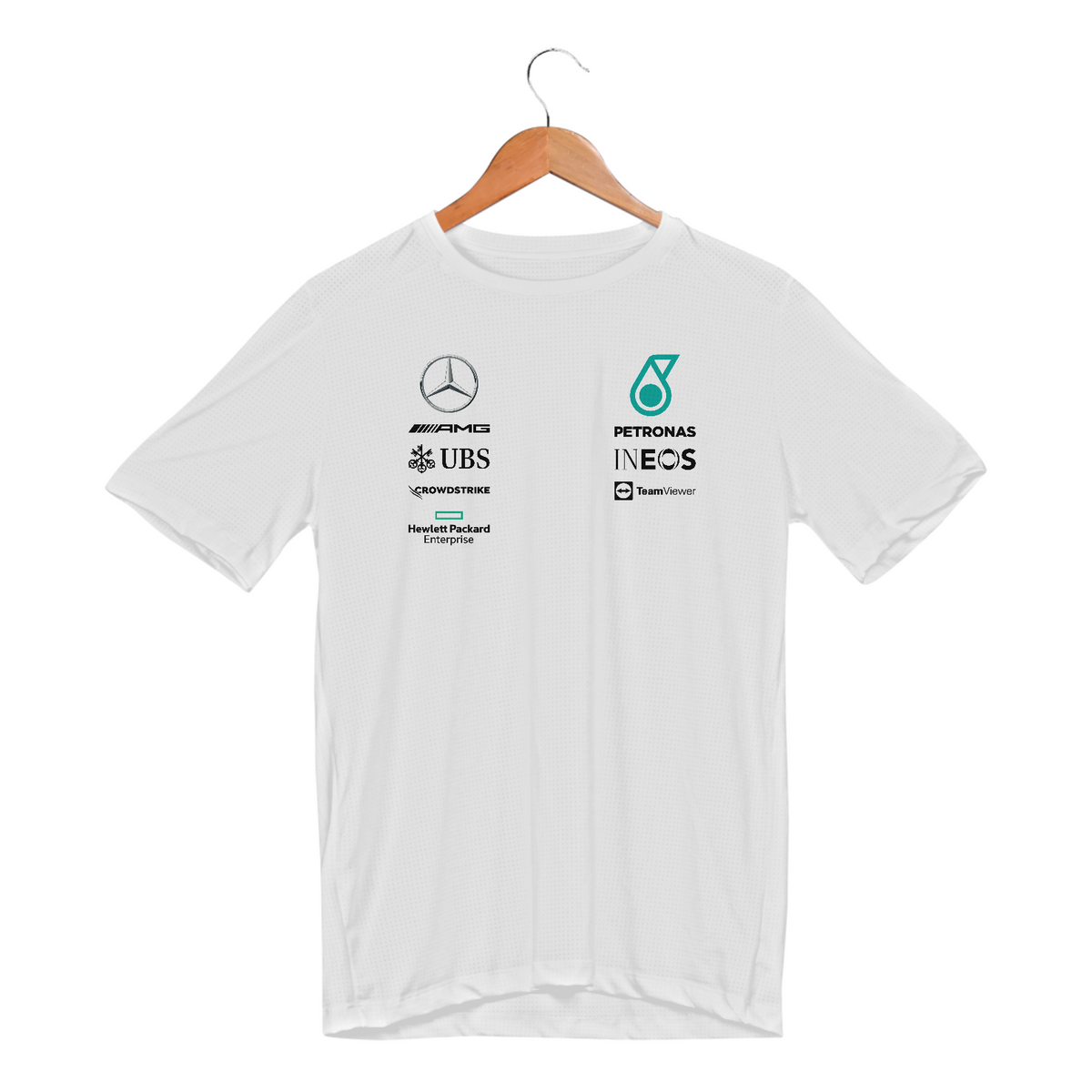 Nome do produto: Camiseta Sport Dry UV Mercedes AMG Petronas F1 Team 2020