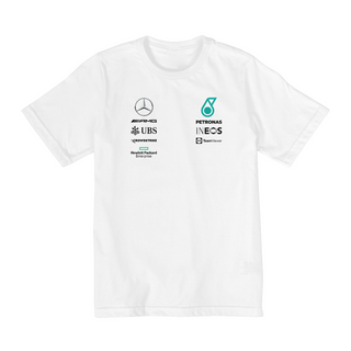 Nome do produtoCamiseta Infantil (2 A 8) Mercedes AMG Petronas F1 Team 2020