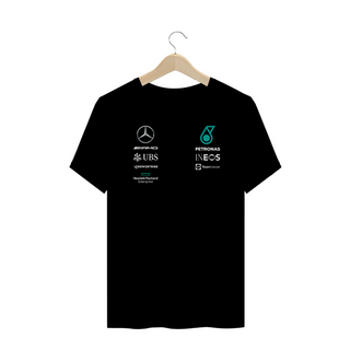 Camiseta Plus Size Mercedes AMG Petronas F1 Team 2020