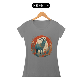 Nome do produtoChinese New Year - T-Shirt Baby Look Blue Goat