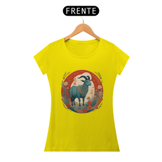 Nome do produtoChinese New Year - T-Shirt Baby Look Blue Goat